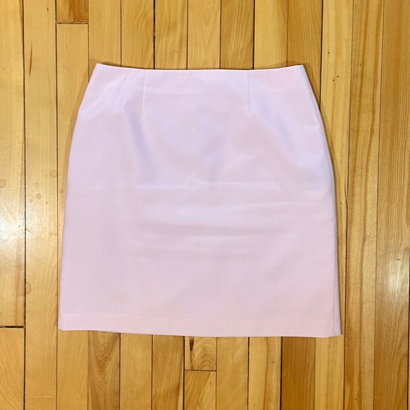 Vintage 90s baby pink high waisted mini skirt - Picture 1 of 3